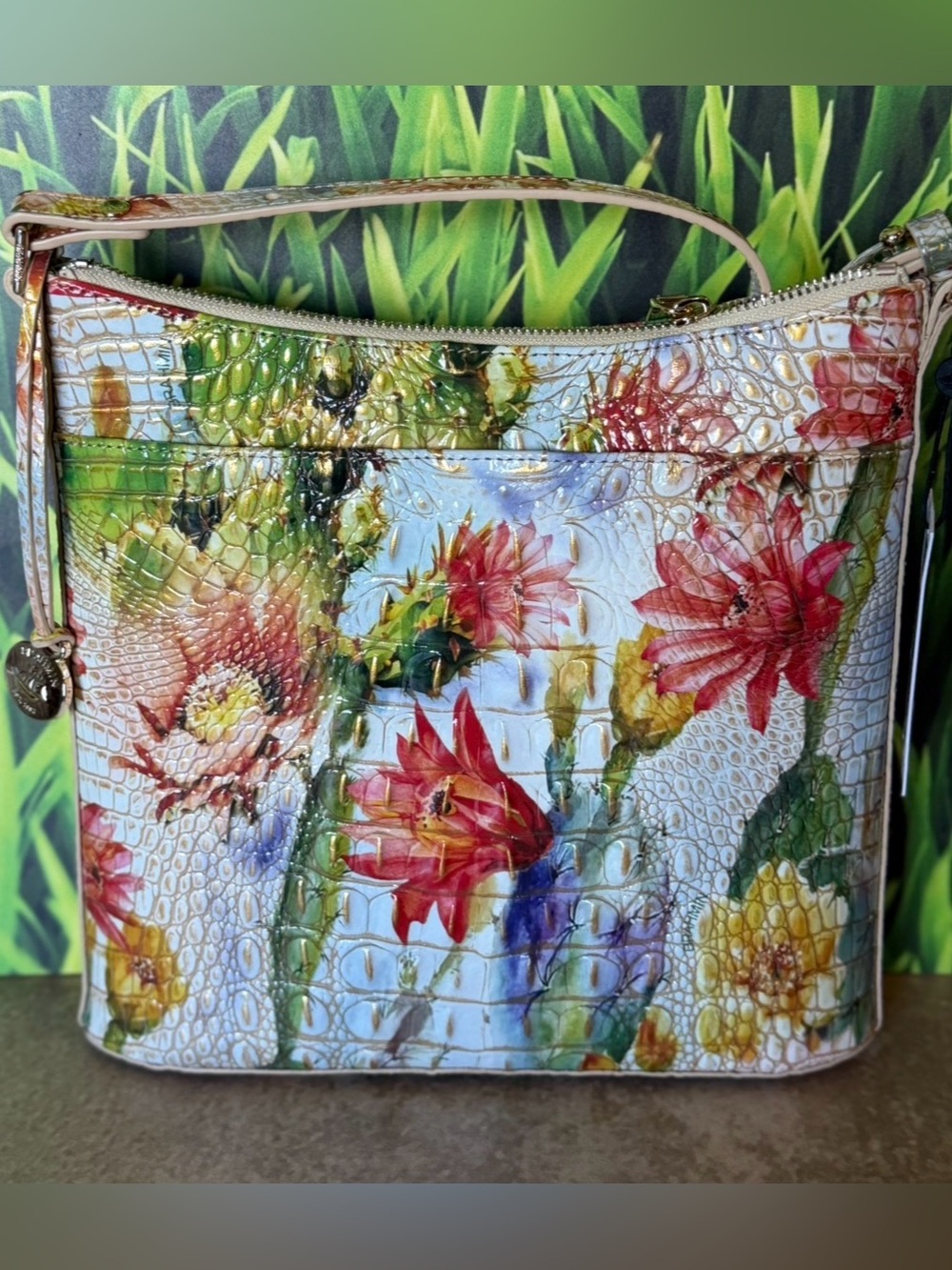 Brahmin Succulent Bloom KATIE Melbourne NWT Cactus Flowers